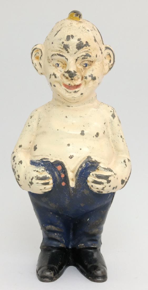 Recruit ("Cutie"): John Harper Ltd. Willenhall, England - 1918 A very scarce bank that is in way better than average condition. Perelman Toy Museum Material: Cast Iron