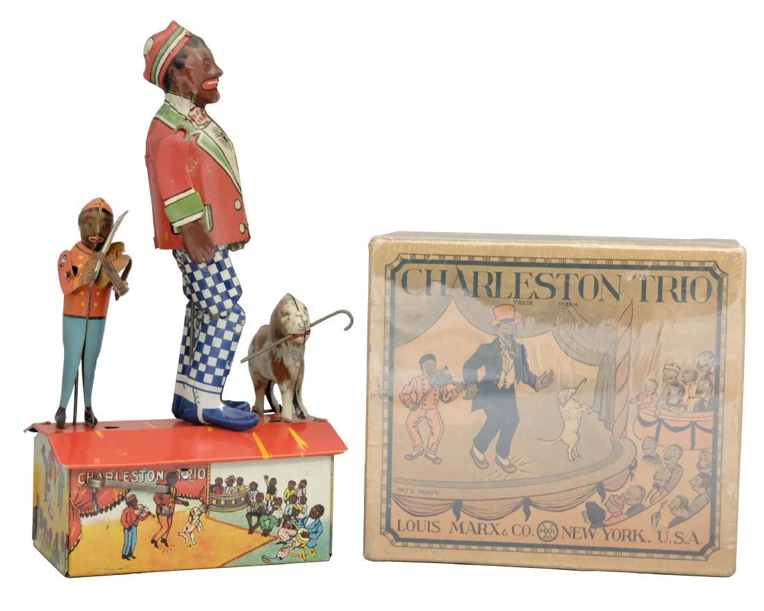 Charleston Trio: Louis Marx & Co. New York, NY - Circa 1920's This is a superior example. Material: Tin