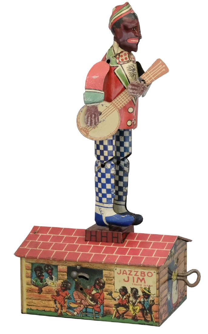 Jazzbo Jim: Unique Art Mfg. Co. Newark, NJ - Circa 1920's Material: Tin