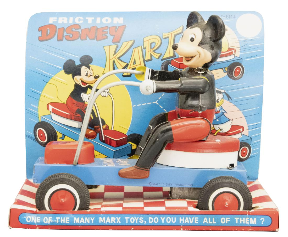 Mickey Mouse Disney Kart: Louis Marx & Co. Japanese - Circa 1960's Material: Tin and Plastic