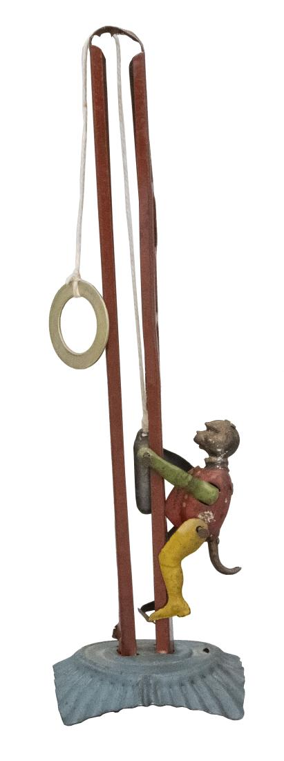 Climbing Monkey: J. Meier German - Circa 1920's Material: Tin