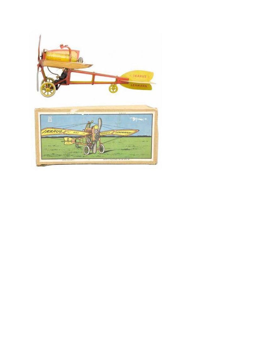 "Ikarus" (EPL No. 653): Production Run: 1913-1933 In 1913, Lehmann witnessed the first airmail flights made in Germany. They were carried out in a monoplane designed by Hans Grade and piloted by Hermann Pentz. Lehmann himsel