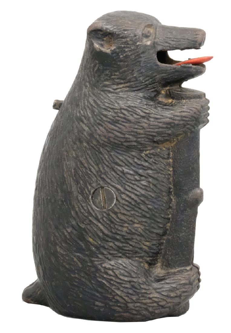 Bear Hugs Tree Stump: H. L. Judd Mfg. Co. Wallingford, CT - Circa 1880's Material: Cast Iron