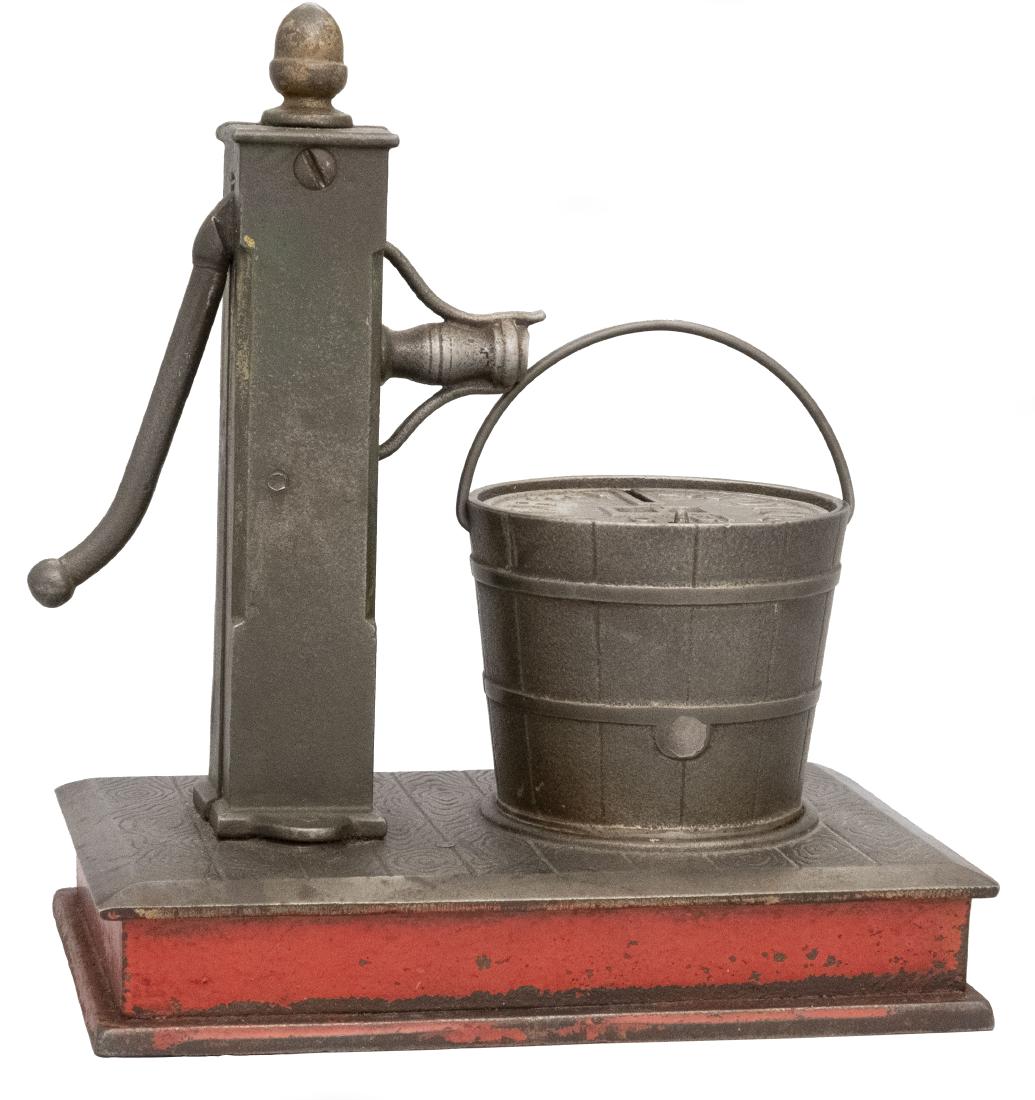 Pump & Bucket: Kyser & Rex Philadelphia, PA - Circa 1880's Material: Cast Iron