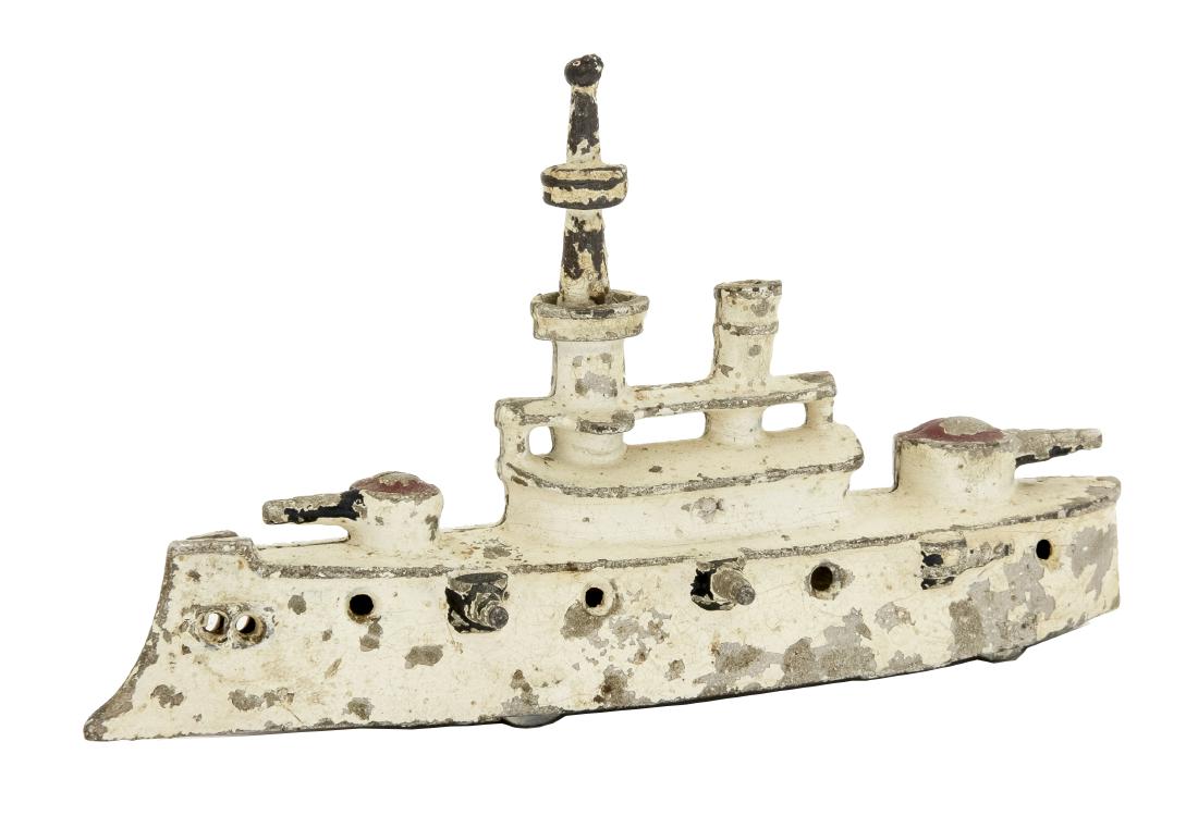 Toy Gun Boat: Kenton Hardware Kenton, OH - 1900 - 6 1/4" L Cast Iron