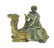 Arab Seated on Camel Spelter Bank