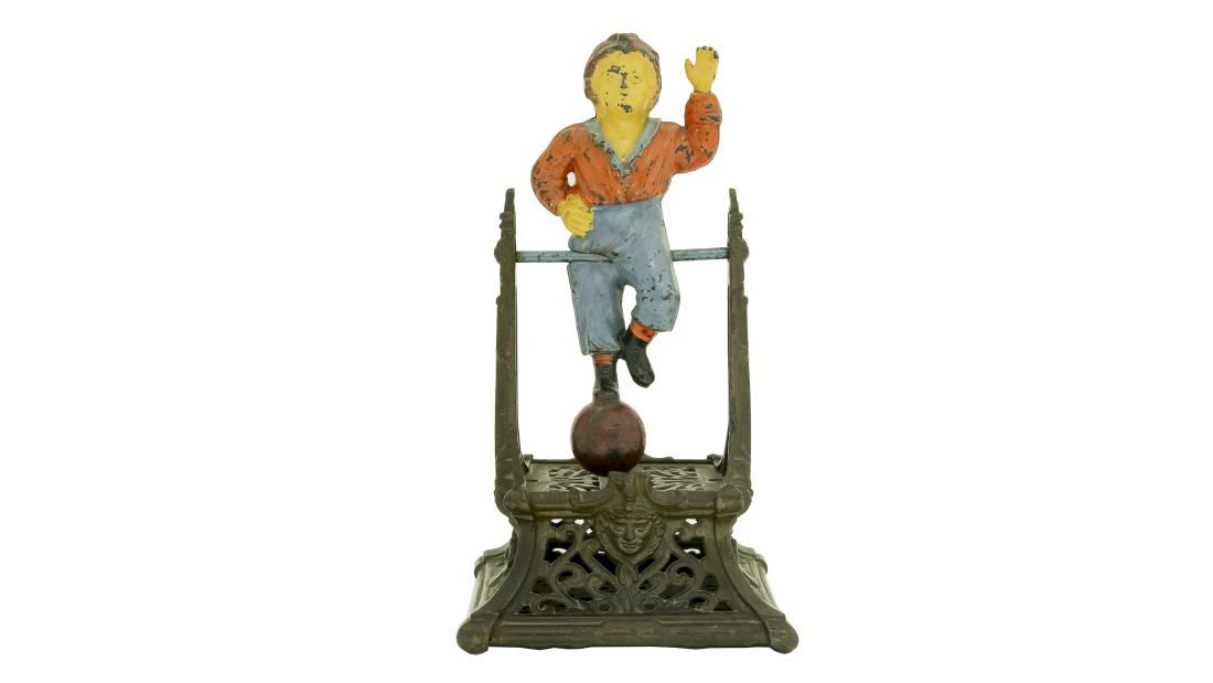 Boy on Trapeze: J. Barton Smith Philadelphia, PA - 1880’s material: Cast Iron