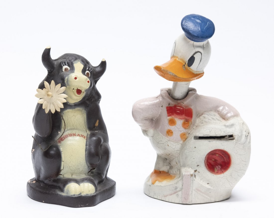 Ferdinand the Bull and Donald Duck Still Banks (1 of 2)