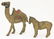 Small Camel and Saddle Horse Iron Banks