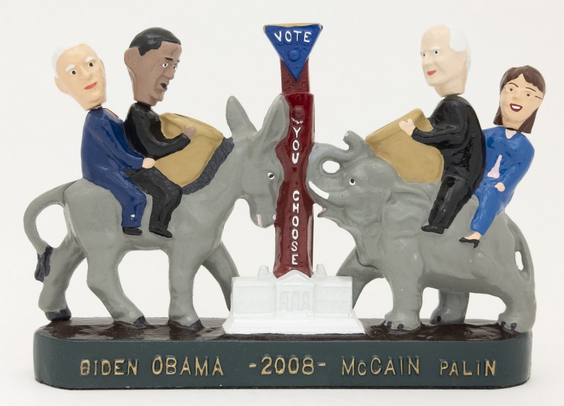 Biden Obama - McCain Palin, Charlie Reynolds Bank (1 of 2)