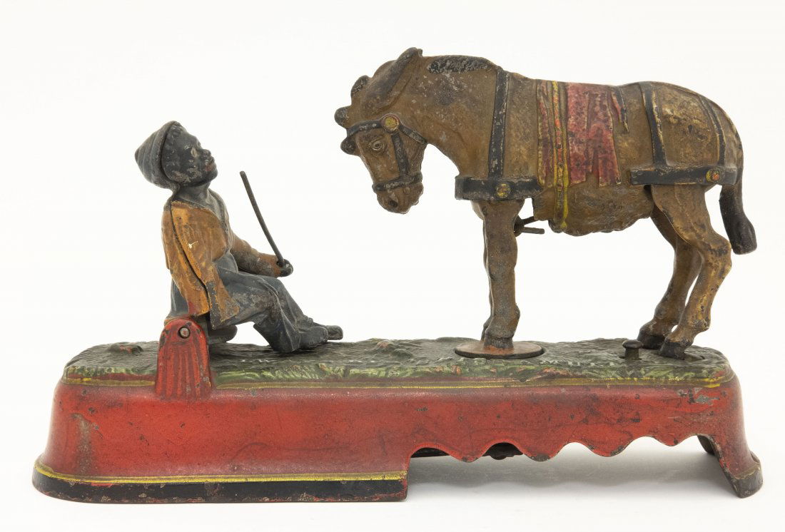 I Always Did Spise' a Mule, Bench Iron Bank (1 of 2)