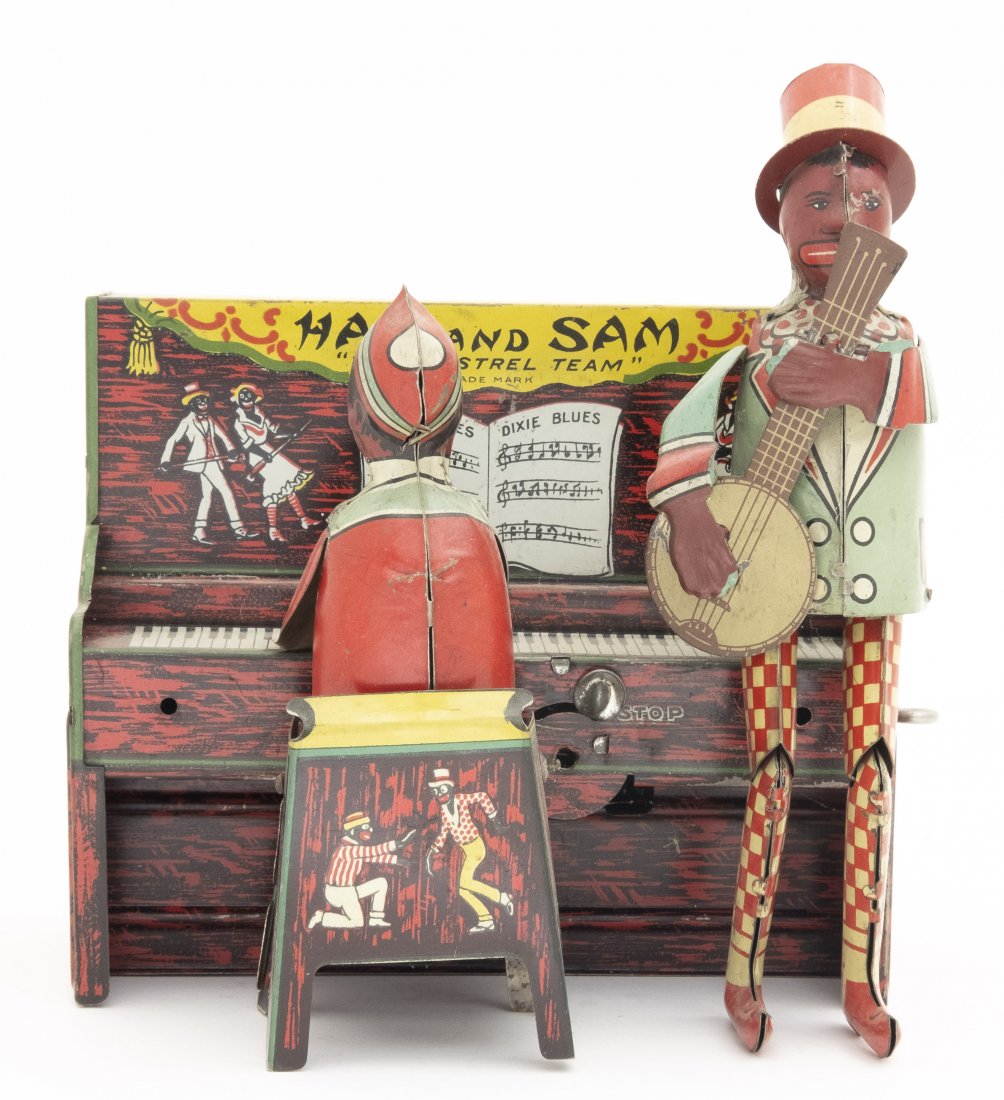 Ham & Sam Piano Tin Windup Toy (1 of 2)
