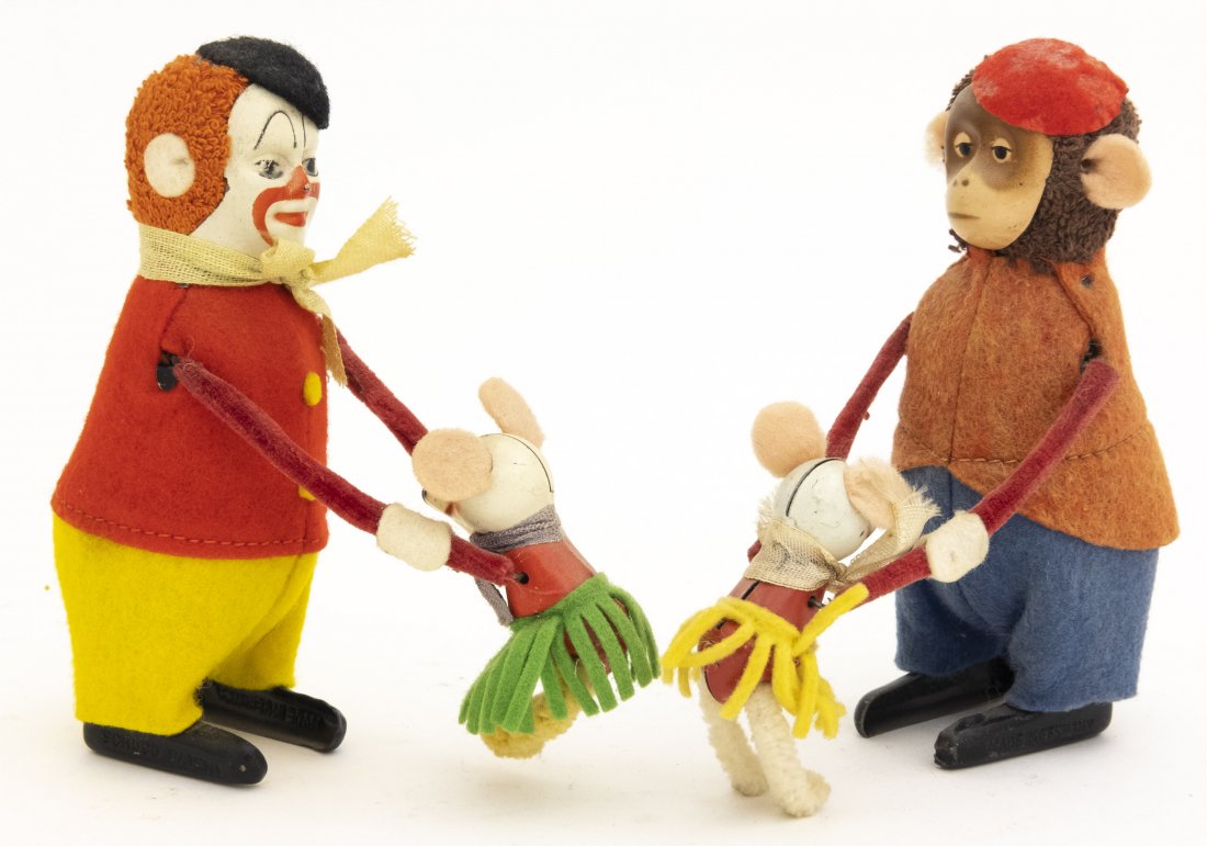 Schuco Clown & Monkey with Mouse (1 of 2)