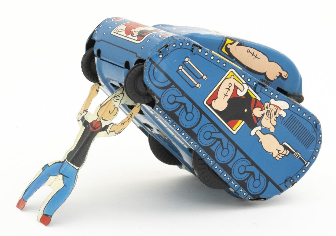 Marx Popeye Tank Windup Toy (1 of 2)