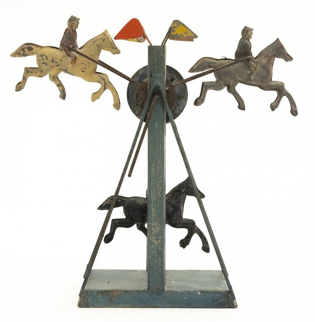 Horse Go Round Tin Toy (1 of 2)