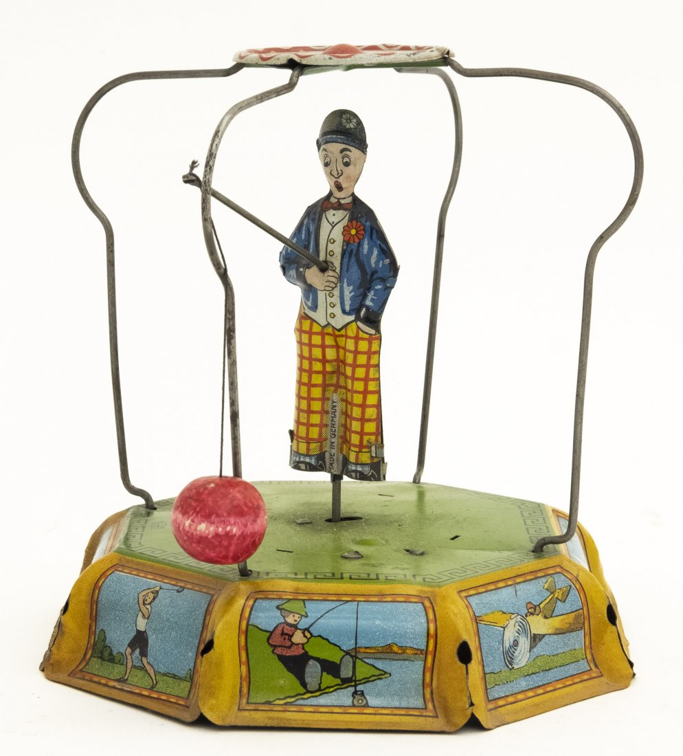 George Levy Fishing Boy on Platform (1 of 2)