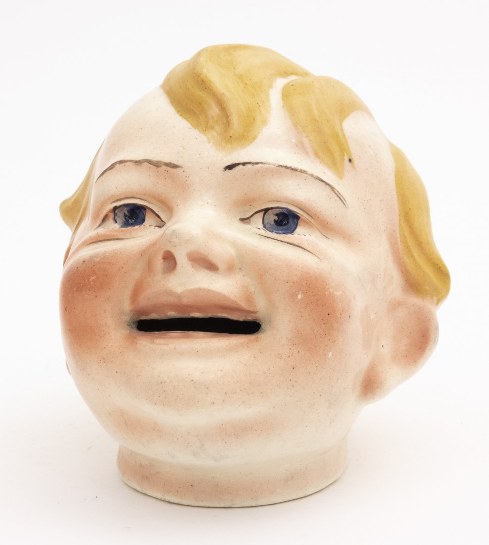 Toddlers Bust Bisque Bank (1 of 1)