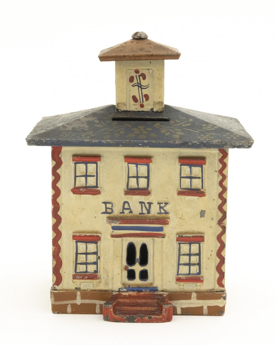 Large Cupola - Patriotic Colors Iron Bank (1 of 2)