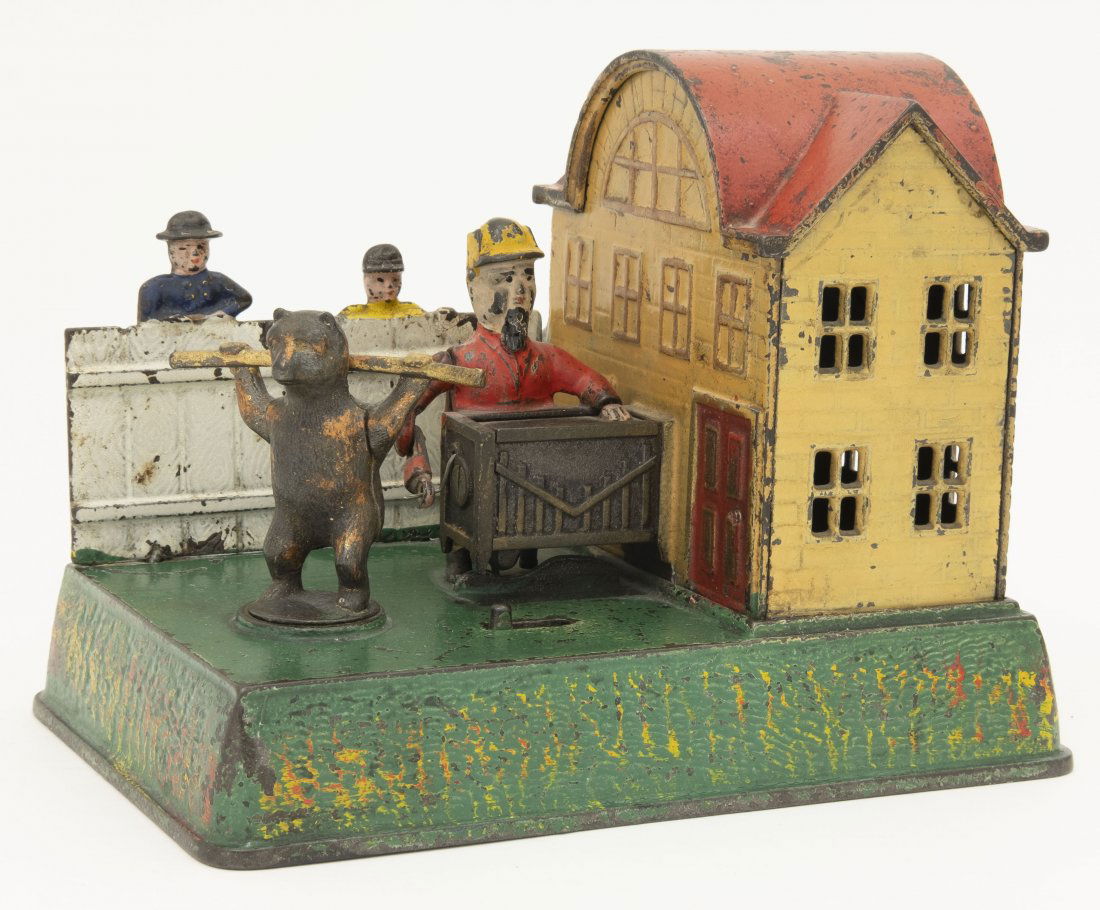 Organ Grinder & Performing Bear Iron Bank (1 of 5)