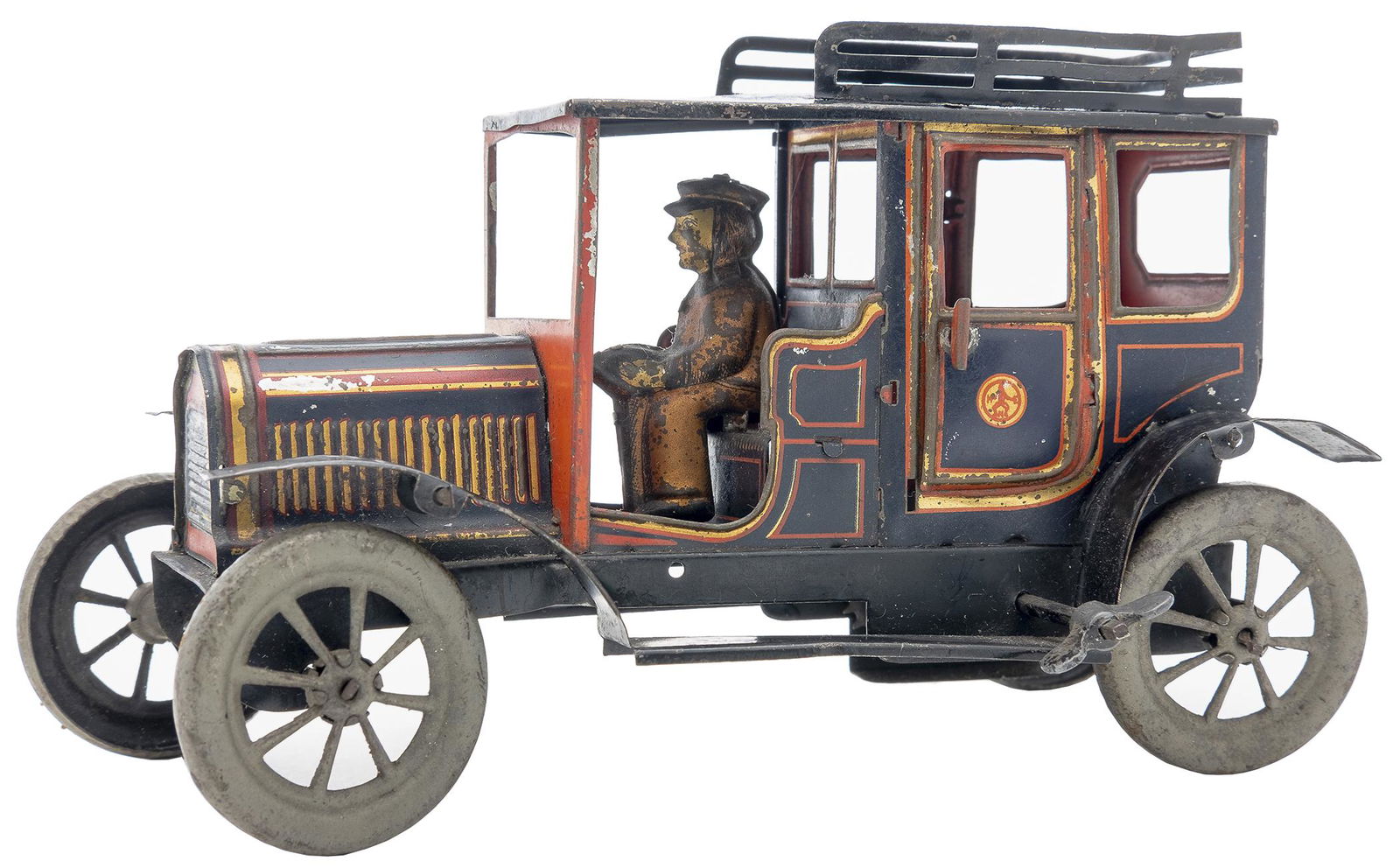 Hans Eberl Limousine: German, Circa 1912, 7" L