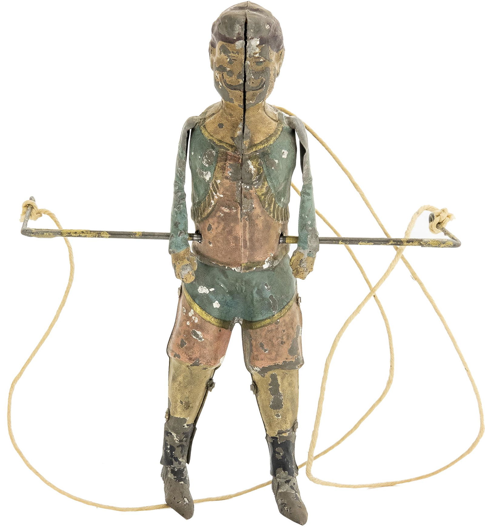 Gunthermann Trapeze Artist: German, Circa 1910, 7" T