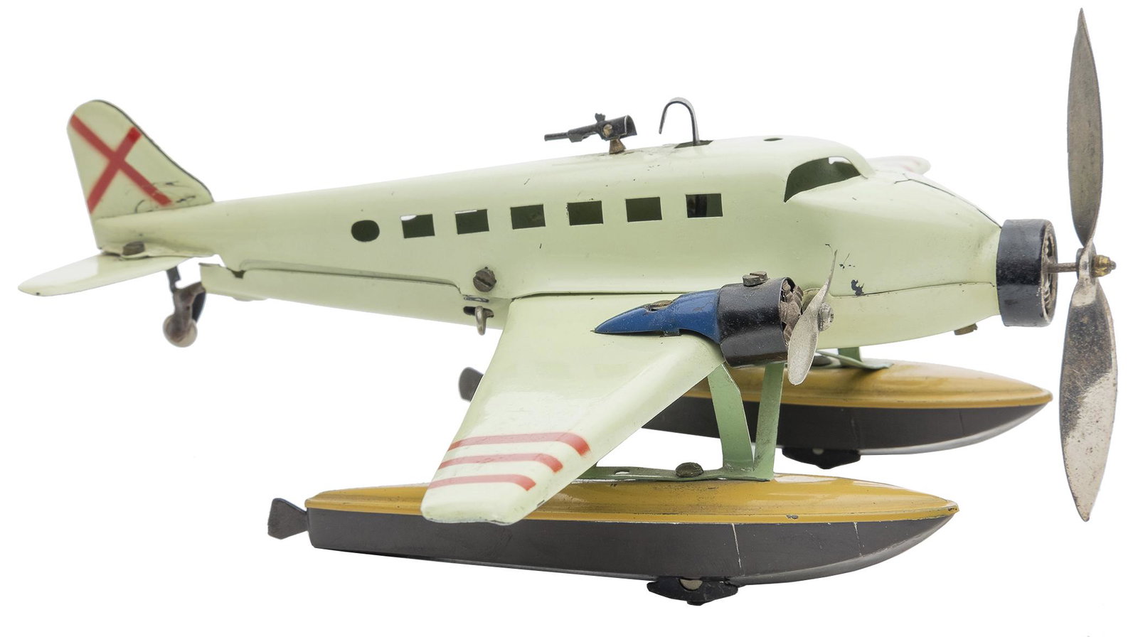 Paya Seaplane: Spanish, 1940's, 7.5" L & 8.75" Wingspan