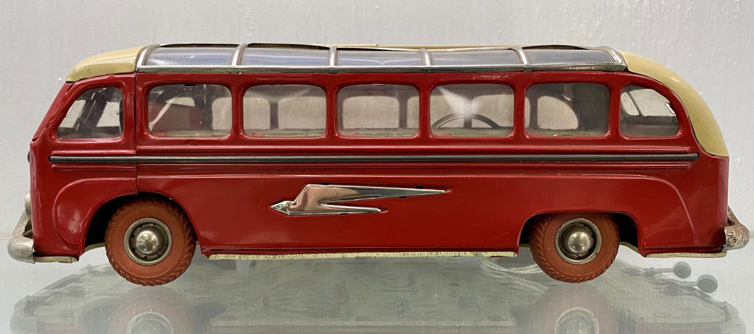 Gunthermann Panoramic Bus: German, 1950's, 11" L