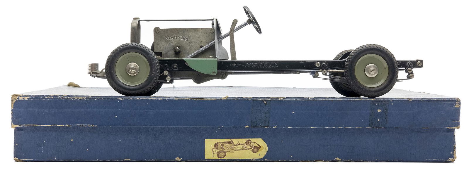 Boxed Marklin Chassis: German, 1930's, 14" L