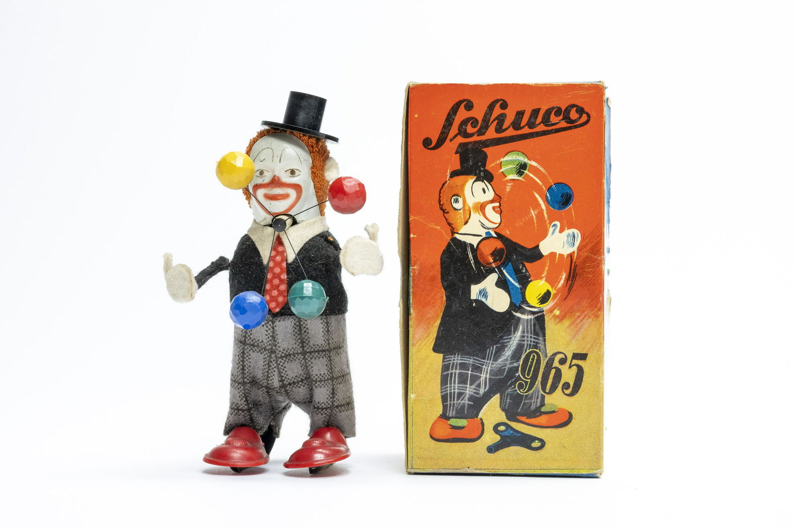 Schuco & Co. Clown Juggler with Box (1 of 1)