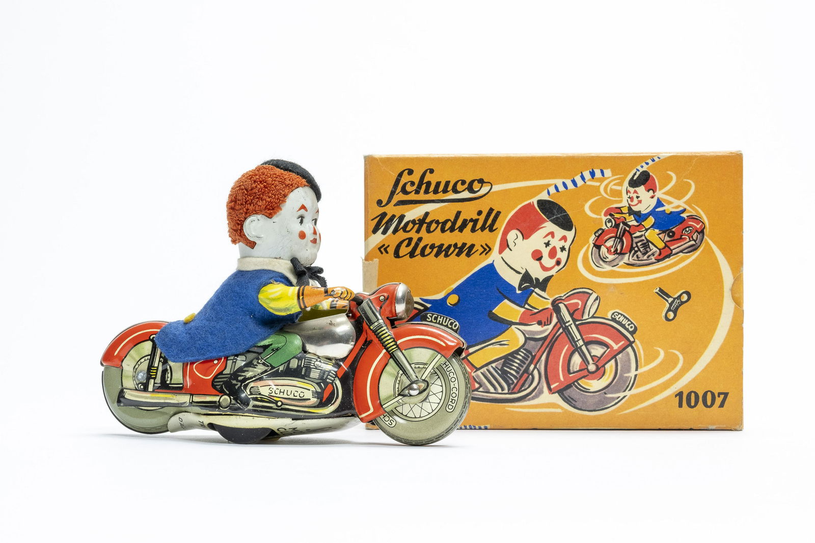 Schuco & Co. Motodrill "Clown" 1007 with Box (1 of 1)