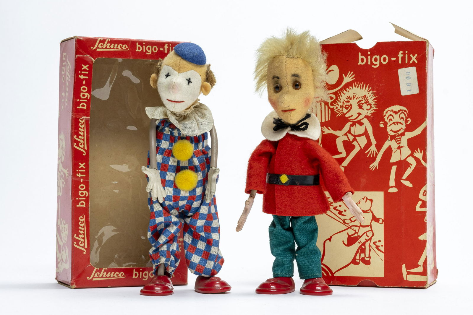 Schuco & Co. Bigo-Fix-Figures 7500/5 & Bigo-Fix-Figures: German, Circa 1957