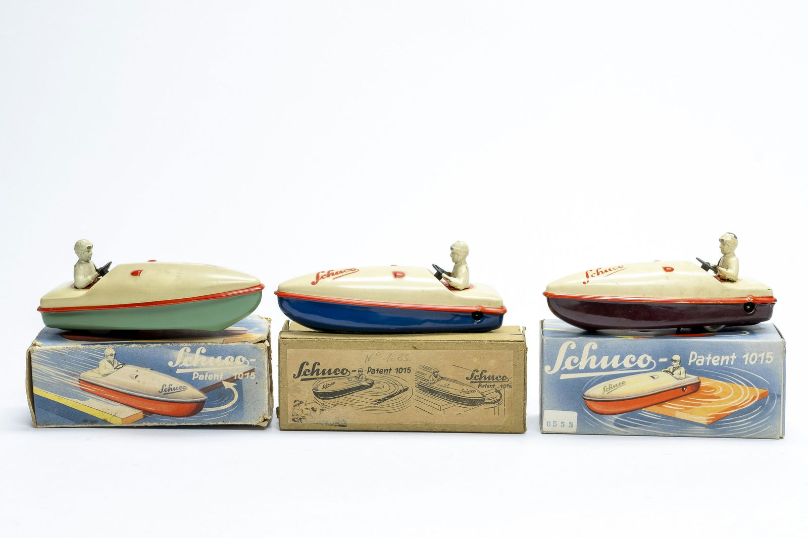 Schuco & Co. Three Boxed Speed Boats (1 of 1)