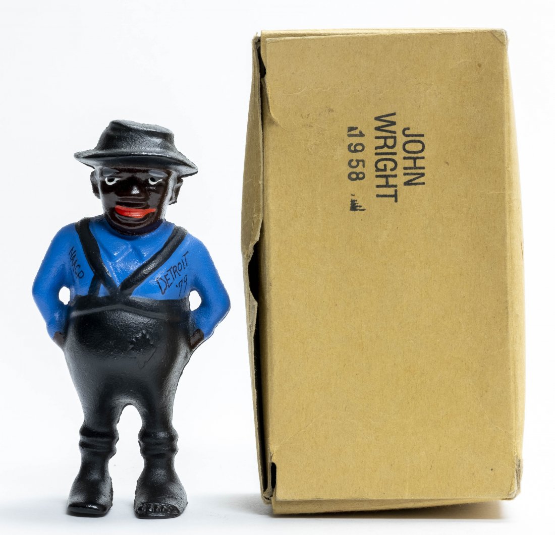 Sharecropper with Original Box: John Wright & Co., Pennsylvania, Dated 1979 Made for the NAACP Convention held in Detroit, Michigan in 1979.