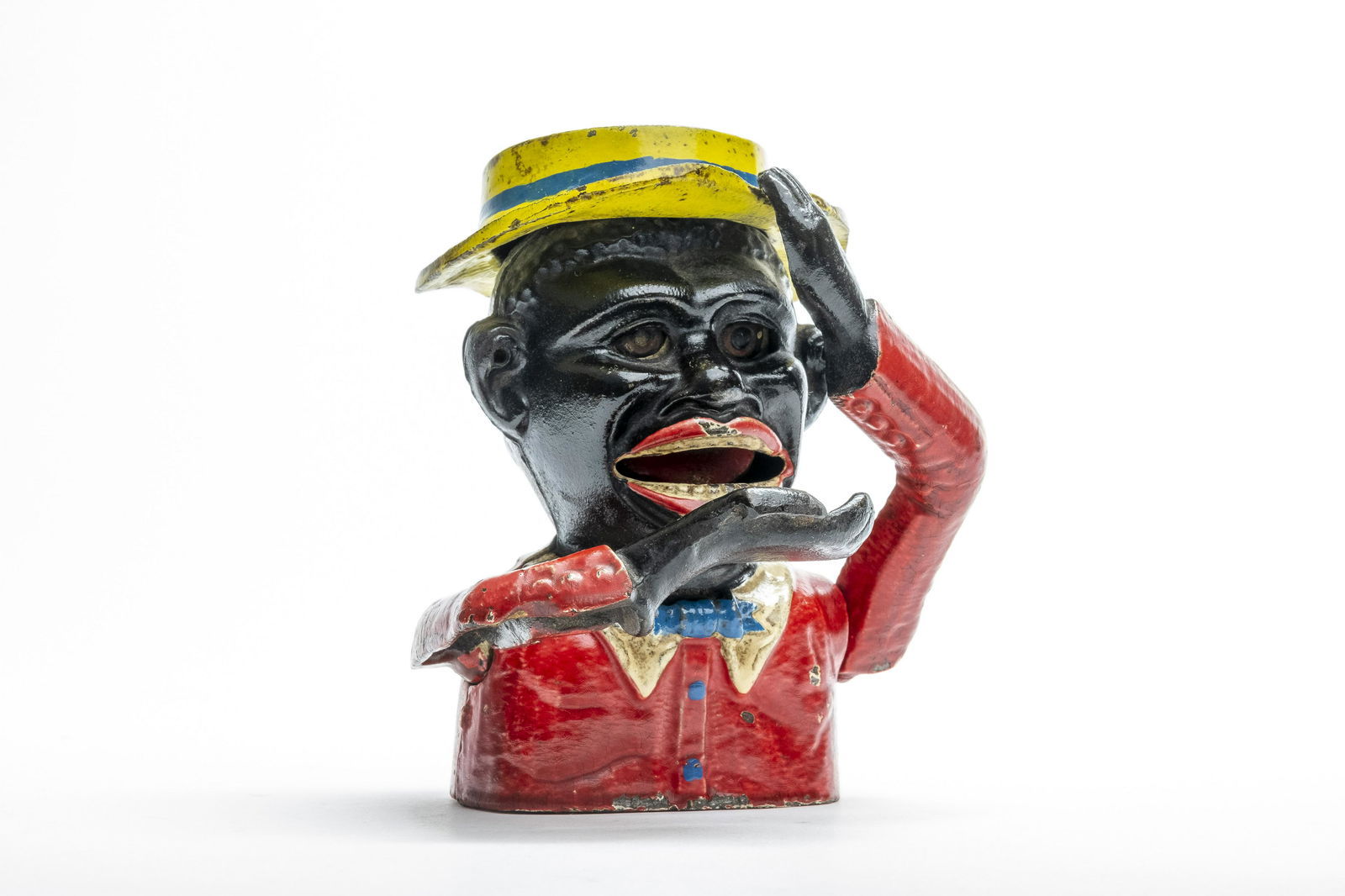 Little Moe Cast Iron Mechanical Bank (1 of 3)