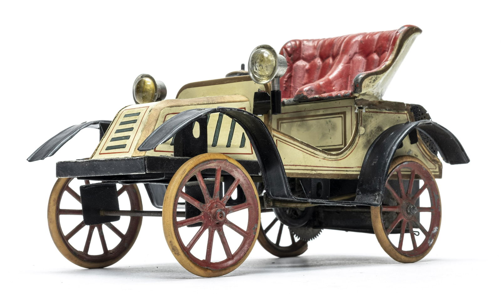 Carette Live Steam Tonneau Open Coupe Wind Up Tin (1 of 5)