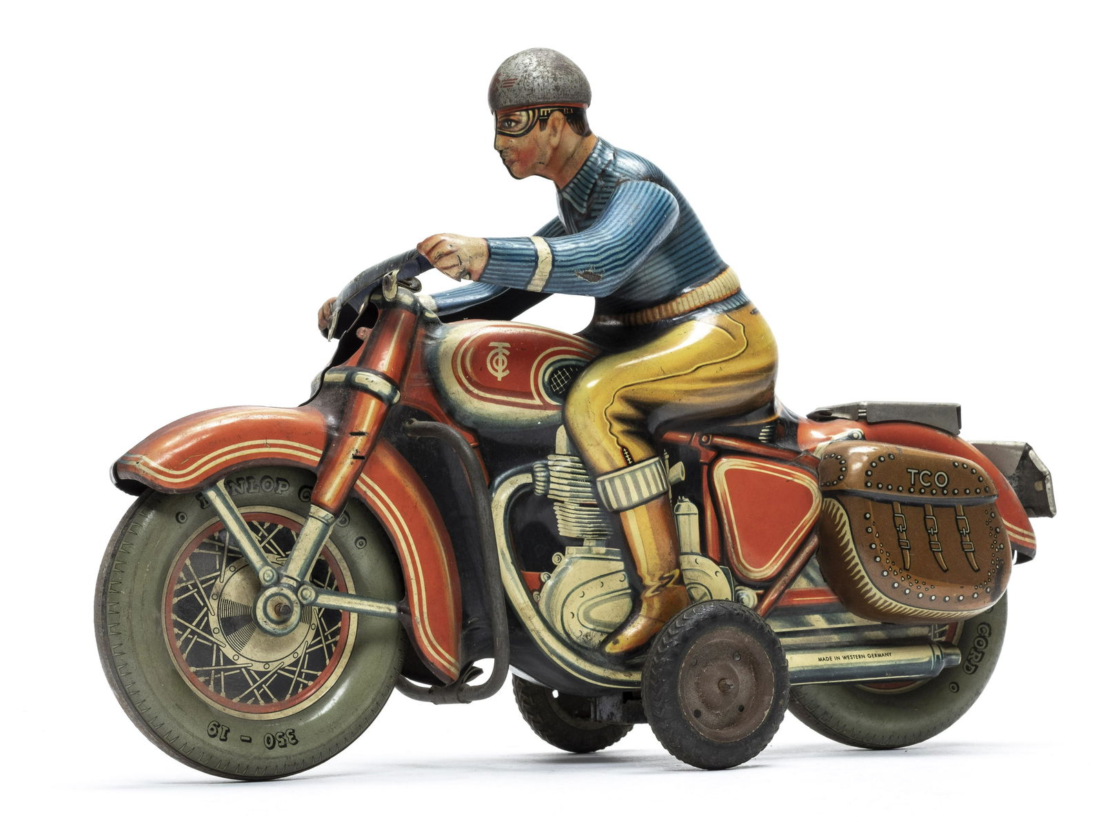Tipp & Co. Civilian Motorcycle Wind Up Tin (1 of 4)