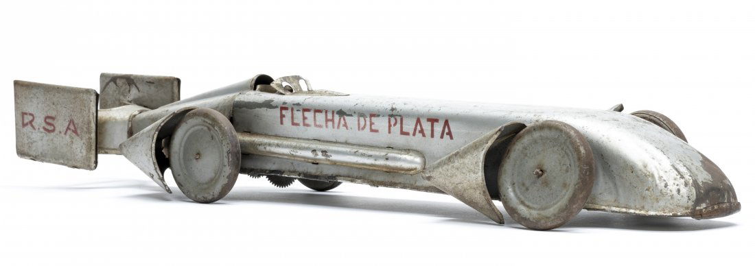 French de Plata Race Car Wind Up Tin (1 of 4)