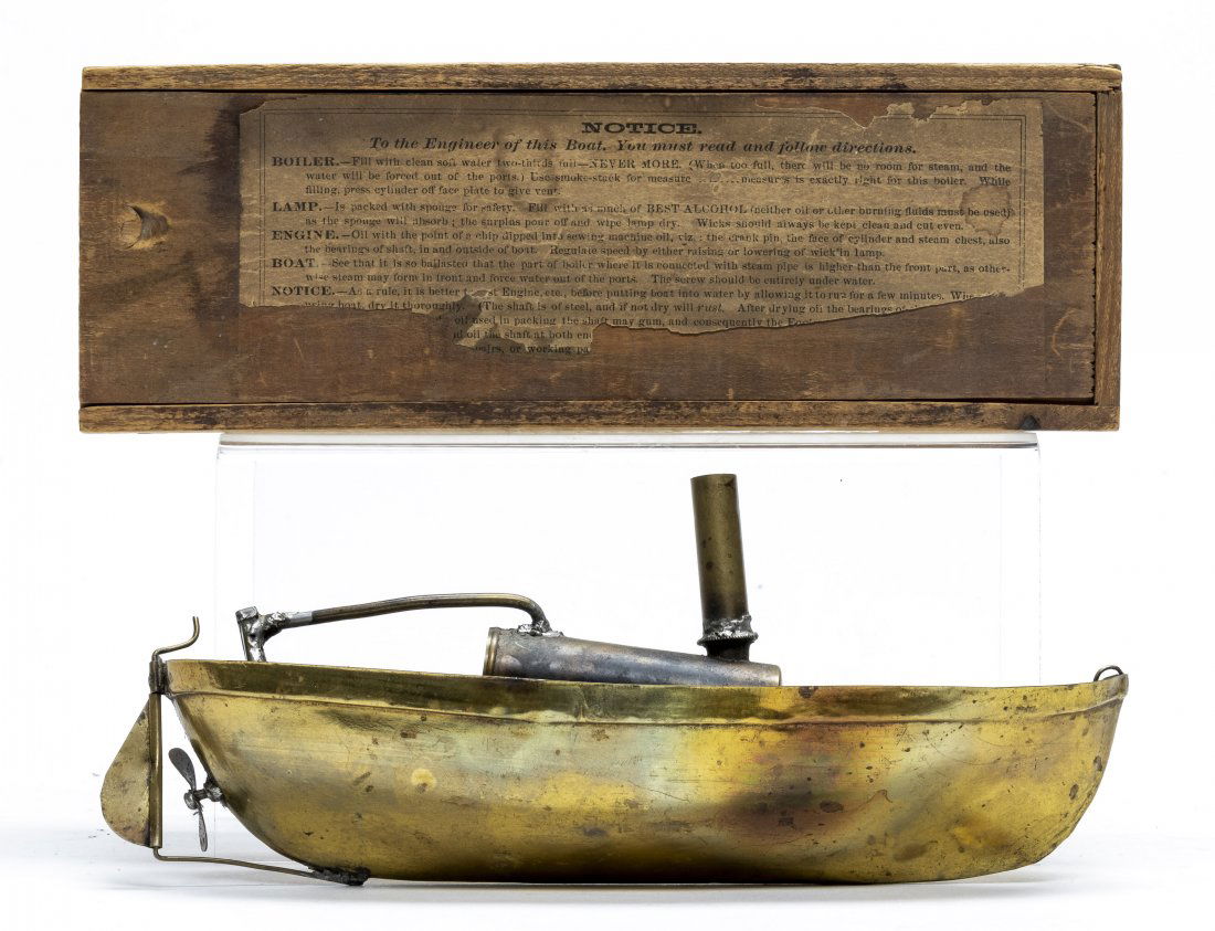 "Little 76 Wonder" Steam Boat with Box (1 of 4)