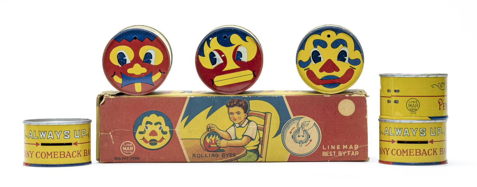 Linemar Penny Rollback Banks with Box - Japanese (1 of 1)