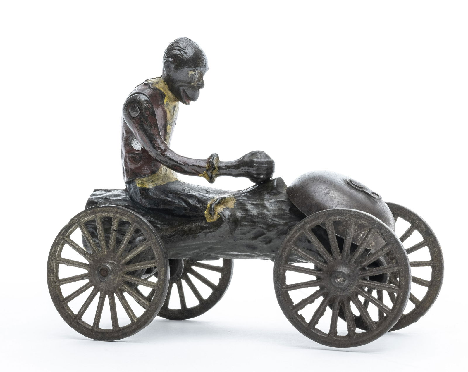 Monkey on Log Bell Toy (1 of 2)