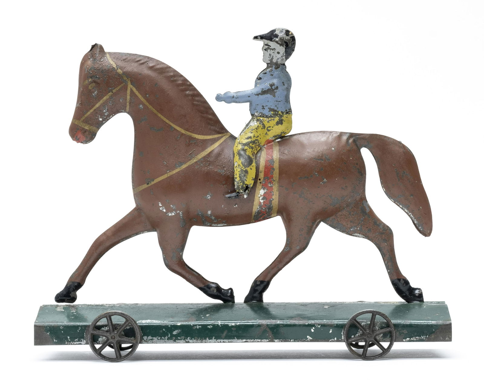 Horse & Jockey - James Fallows Tin Toy (1 of 2)
