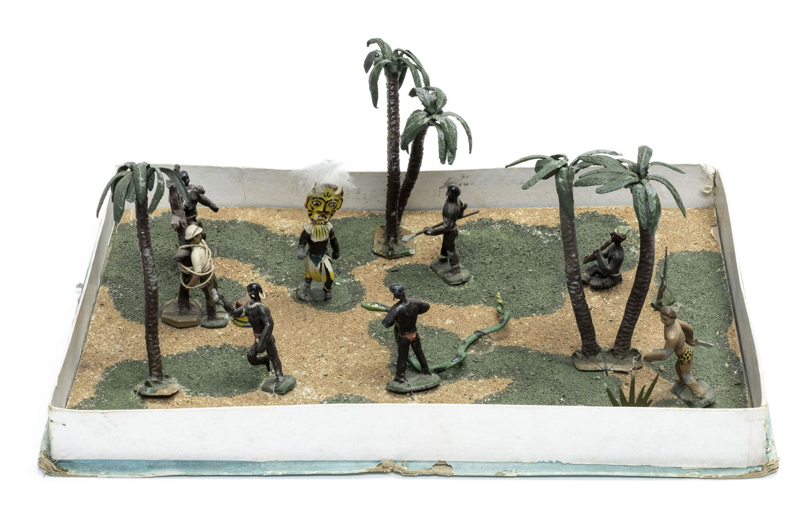 Native Warriors with Prisoner (1 of 2)