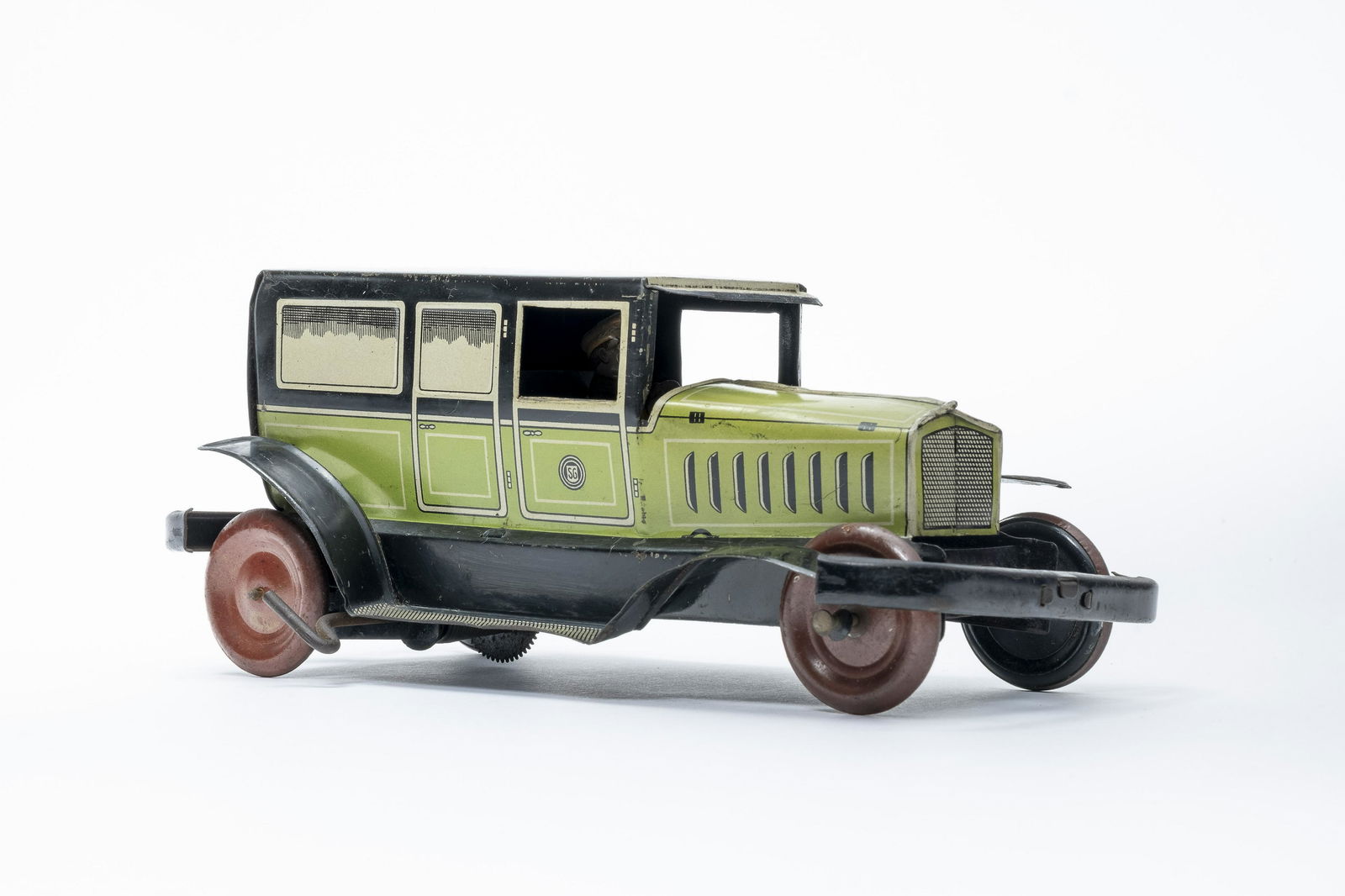Gunthermann Sedan: German - 1925 - 8.5" L. Very Fine (Minor surface rust on undercarriage)