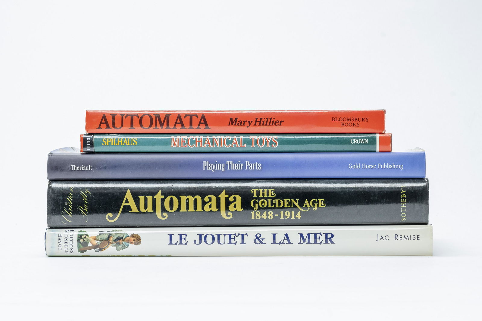 Five Reference Books on Automata & Mechanical Toys (1 of 1)