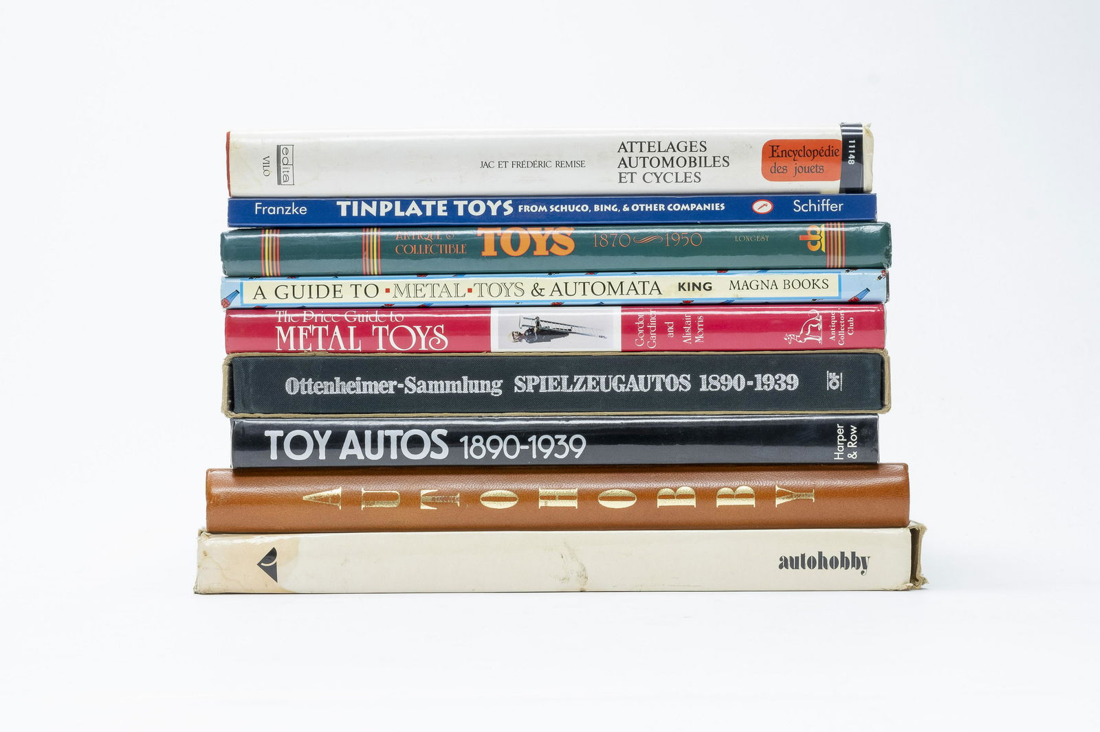 Nine Automotive Toy Reference Books (1 of 1)