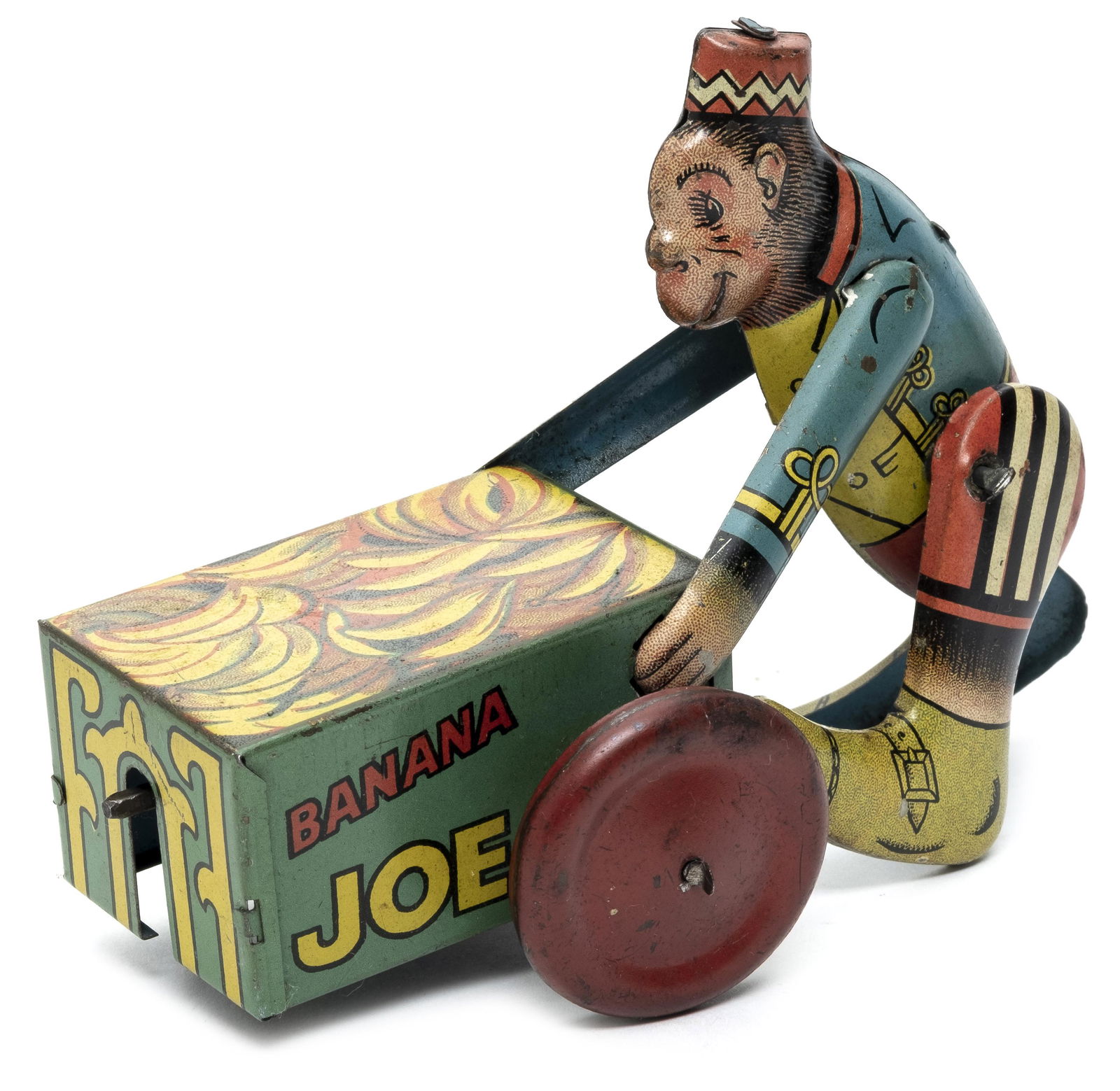Peter Pan Toys Banana Joe Novelty Toy: Made by Peter Pan Toys England - Late 1940's Pristine Original Condition