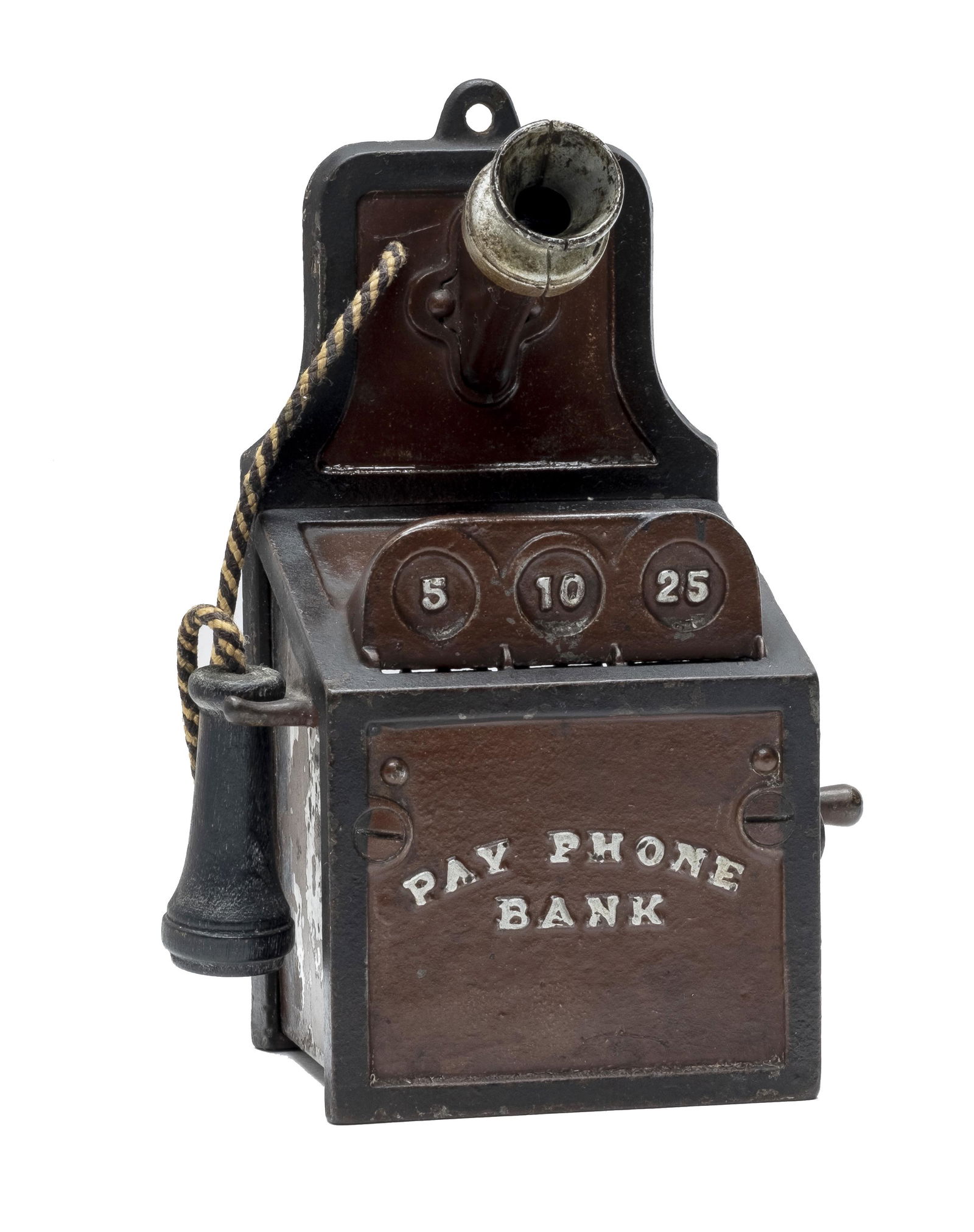 Painted Pay Phone Bank: By J. & E. Stevens Company Cromwell, CT - Late 1920's Pristine Original Condition