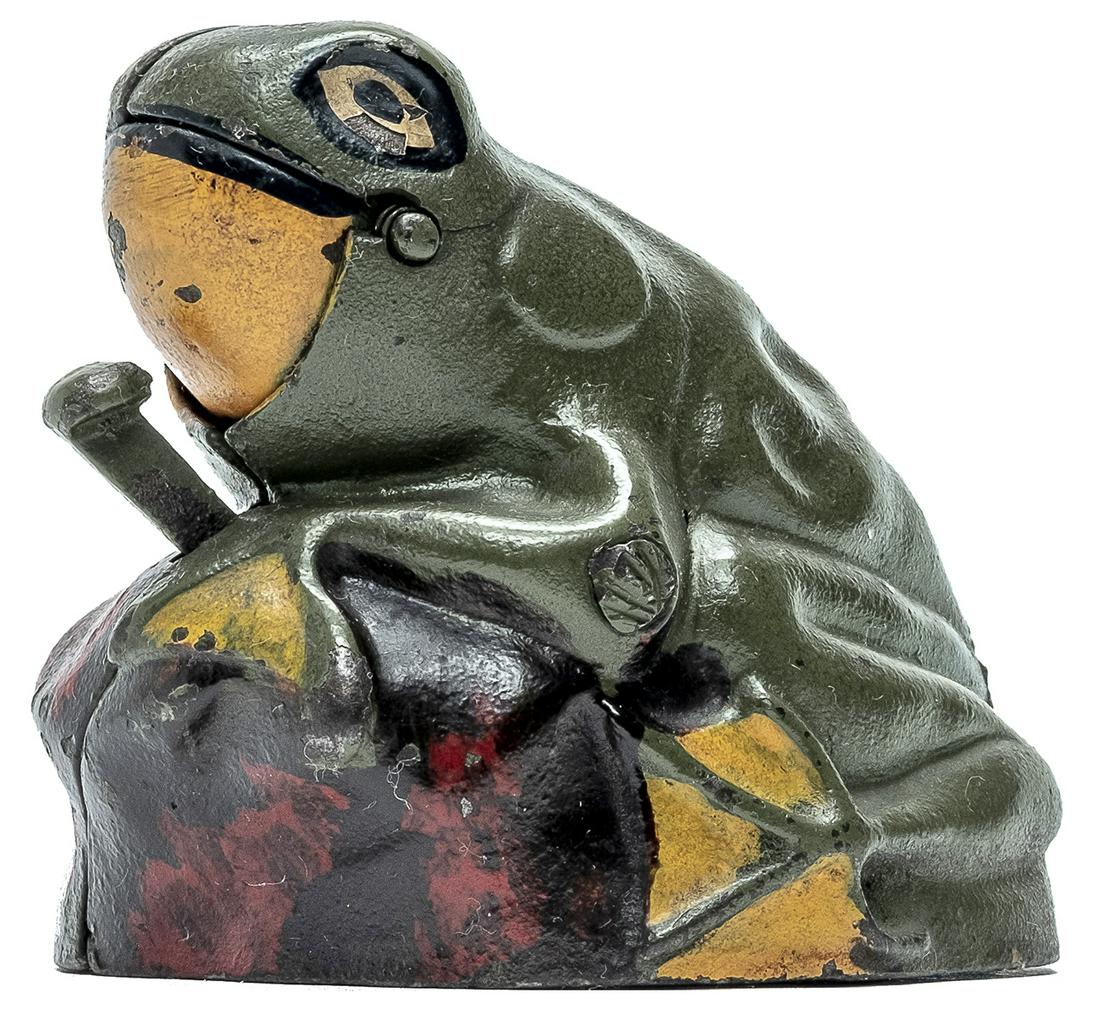 Frog on Rock Bank (1 of 4)