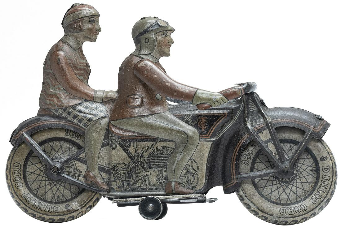 Motorcycle with Two Passengers (1 of 2)