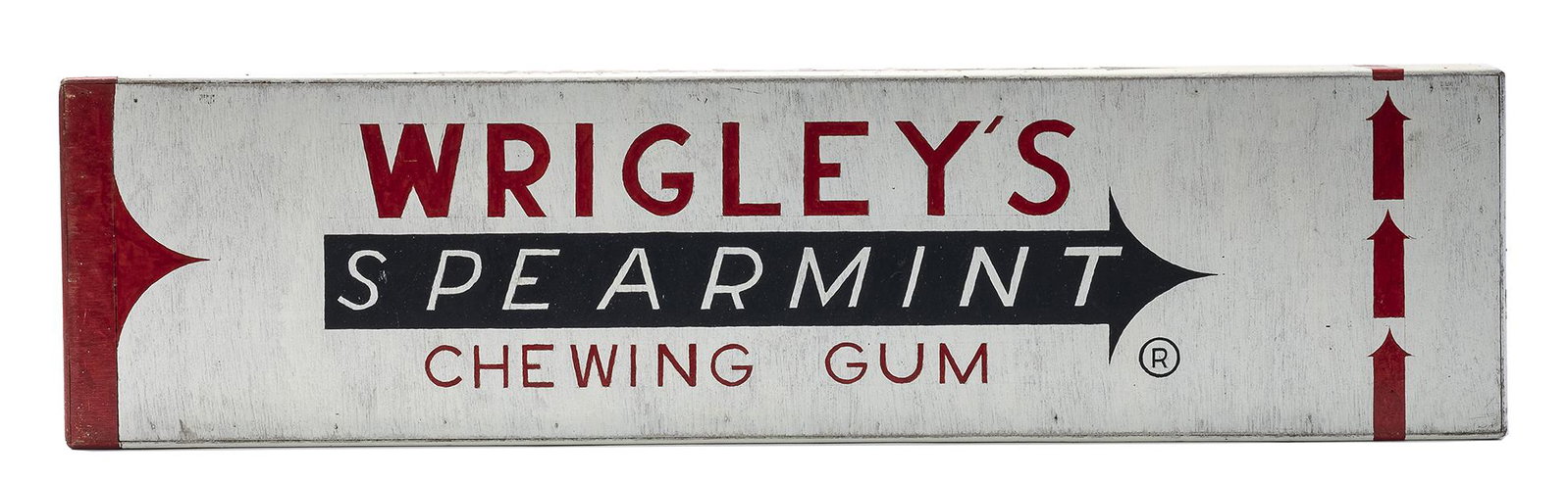 Wrigley's Spearmint Gum Trade Stimulator: American - 1960's - 36" Long Near Mint